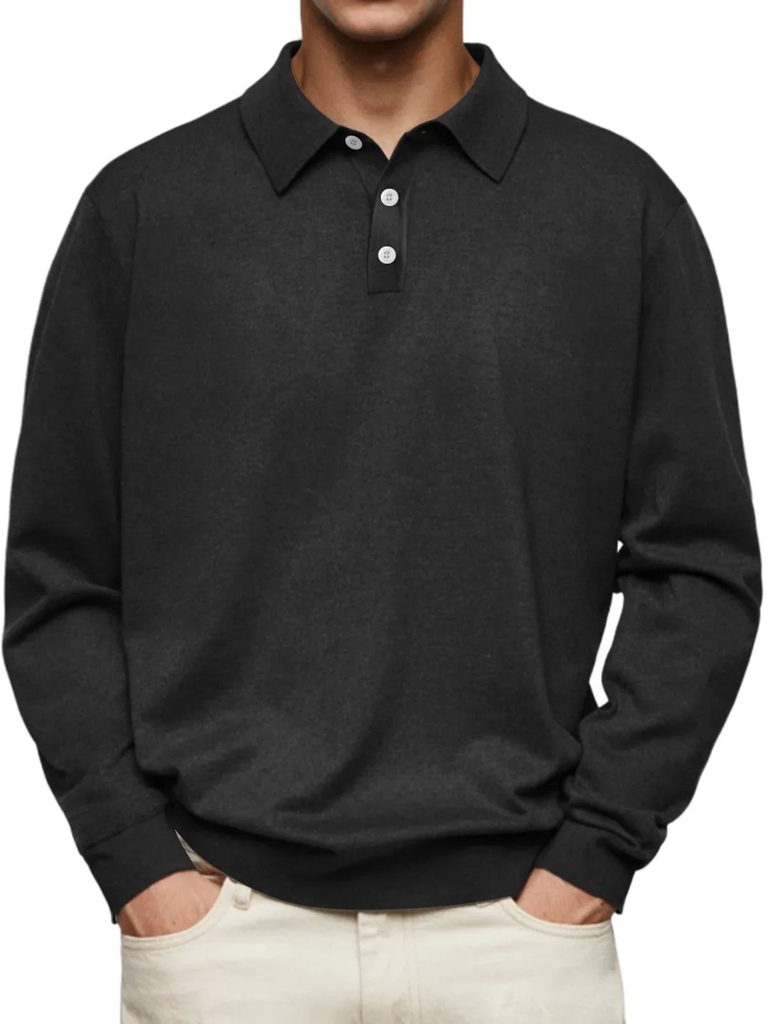 Thomas | Klassiek Poloshirt Lange Mouw