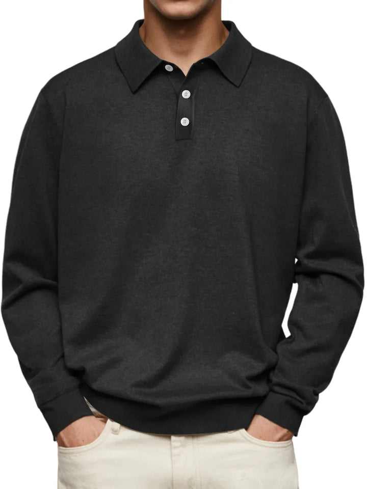 Thomas | Klassiek Poloshirt Lange Mouw