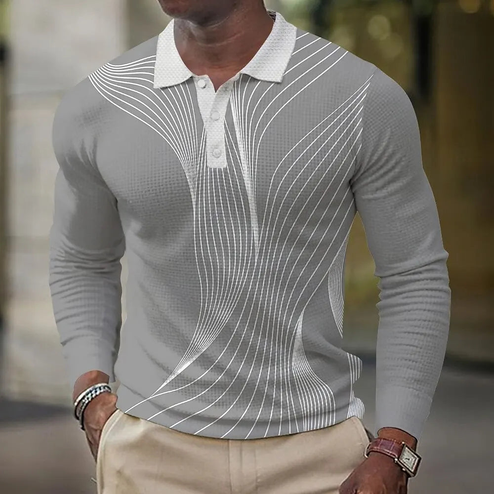 Beeckhoven  | Stijlvol Poloshirt Met Lange Mouwen