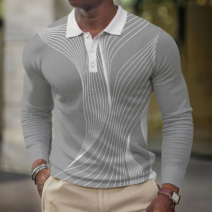 Beeckhoven  | Stijlvol Poloshirt Met Lange Mouwen