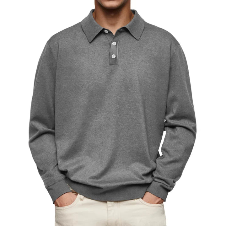 Thomas | Klassiek Poloshirt Lange Mouw