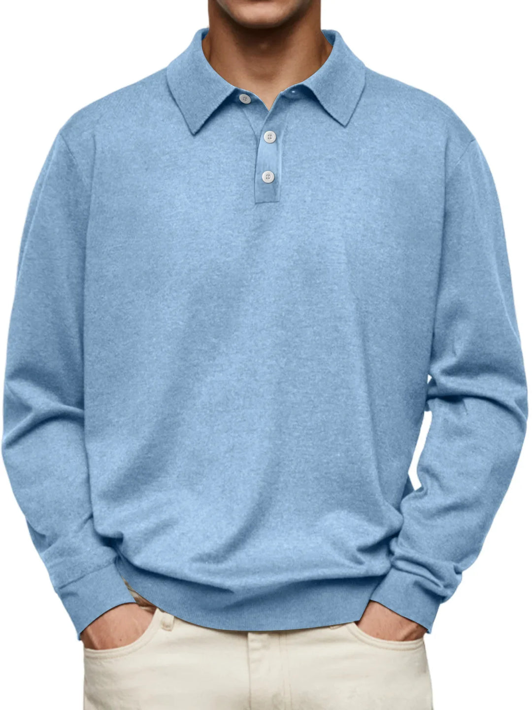 Thomas | Klassiek Poloshirt Lange Mouw