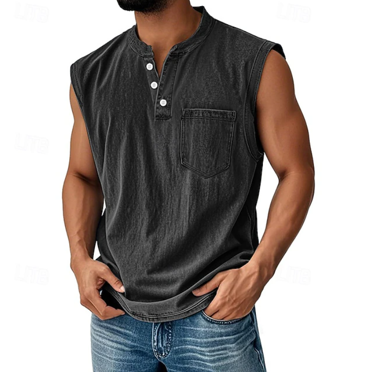Joost | Mouwloze Casual Tanktop