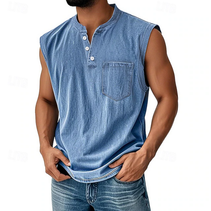Joost | Mouwloze Casual Tanktop