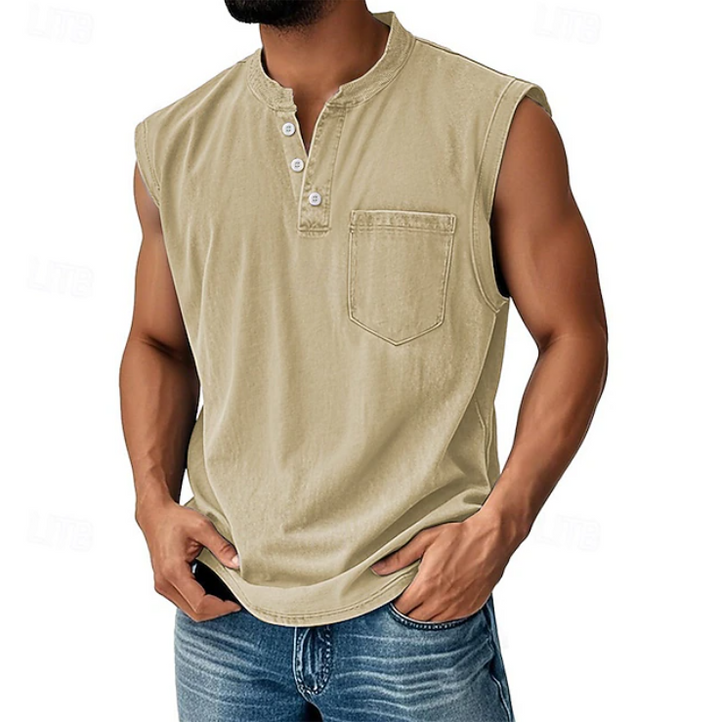 Joost | Mouwloze Casual Tanktop