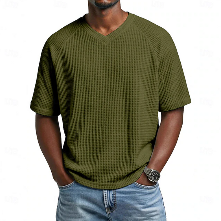 Maikel | Comfortabel T-shirt met V-hals