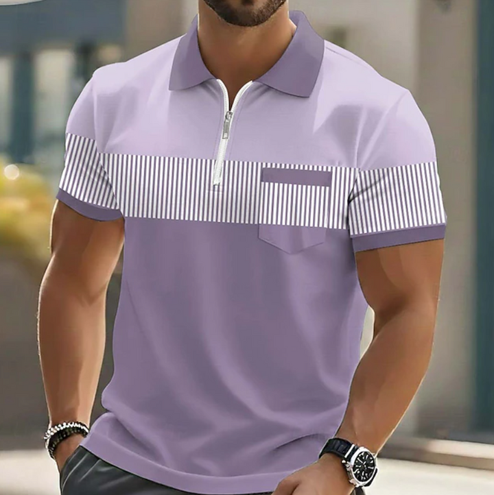 Bram | Verfijnd Poloshirt met Rits