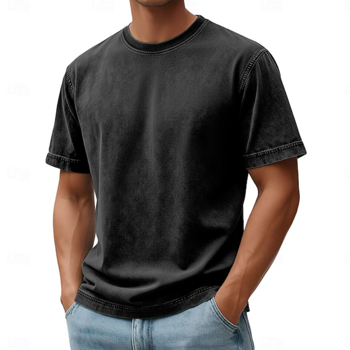 Douwe | Comfortabel T-shirt met Ronde Hals