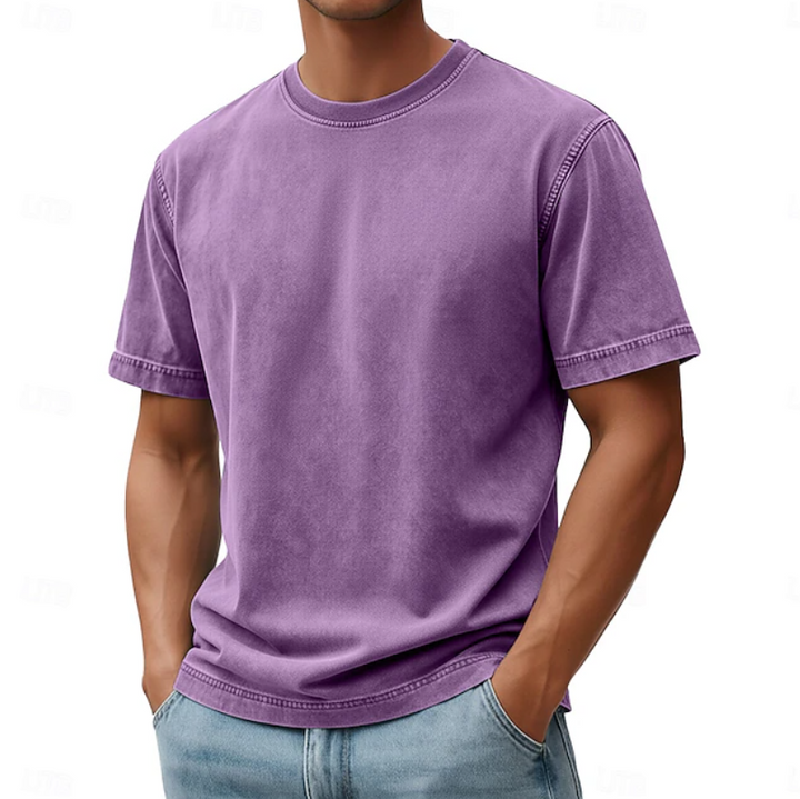 Douwe | Comfortabel T-shirt met Ronde Hals