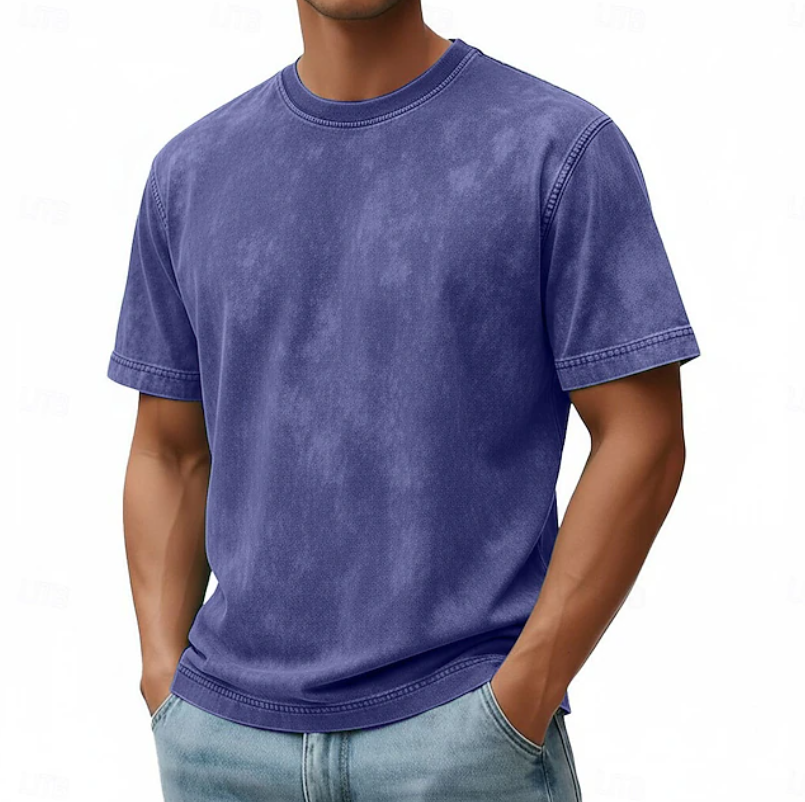 Douwe | Comfortabel T-shirt met Ronde Hals