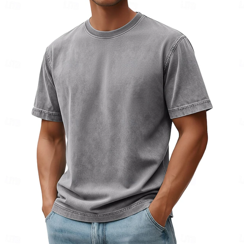 Douwe | Comfortabel T-shirt met Ronde Hals