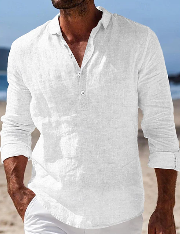 Maxwell | Casual Shirt met Lange Mouwen voor Zomercomfort