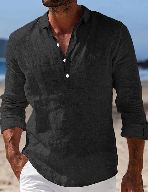 Maxwell | Casual Shirt met Lange Mouwen voor Zomercomfort