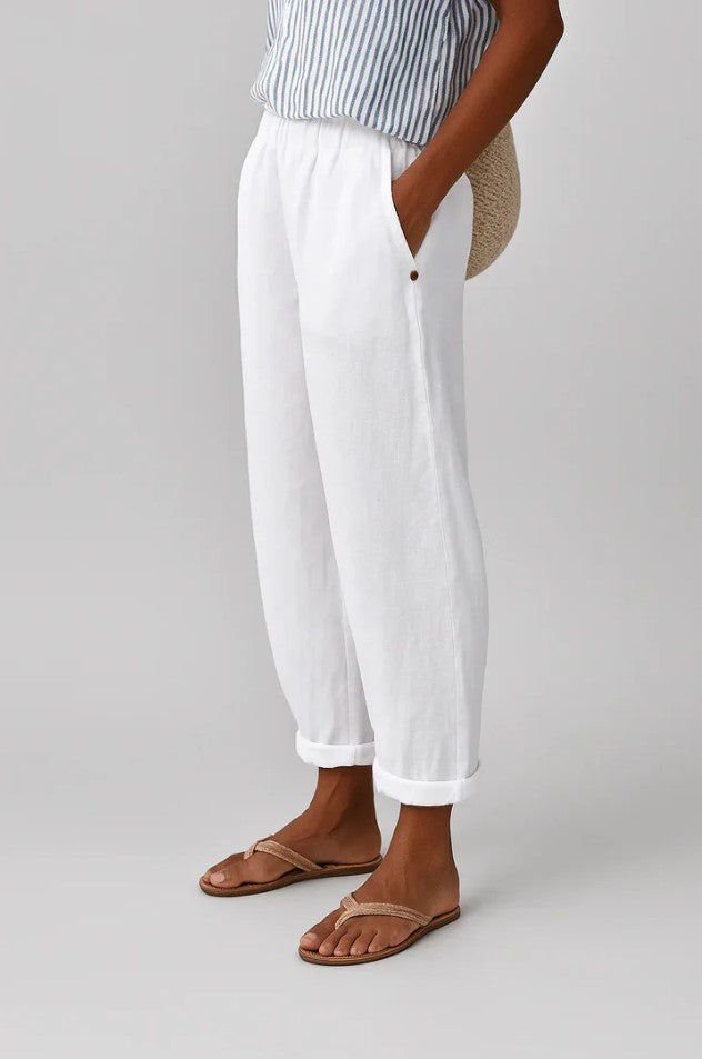 Margaret | Wijde Zomerbroek met Elastische Tailleband