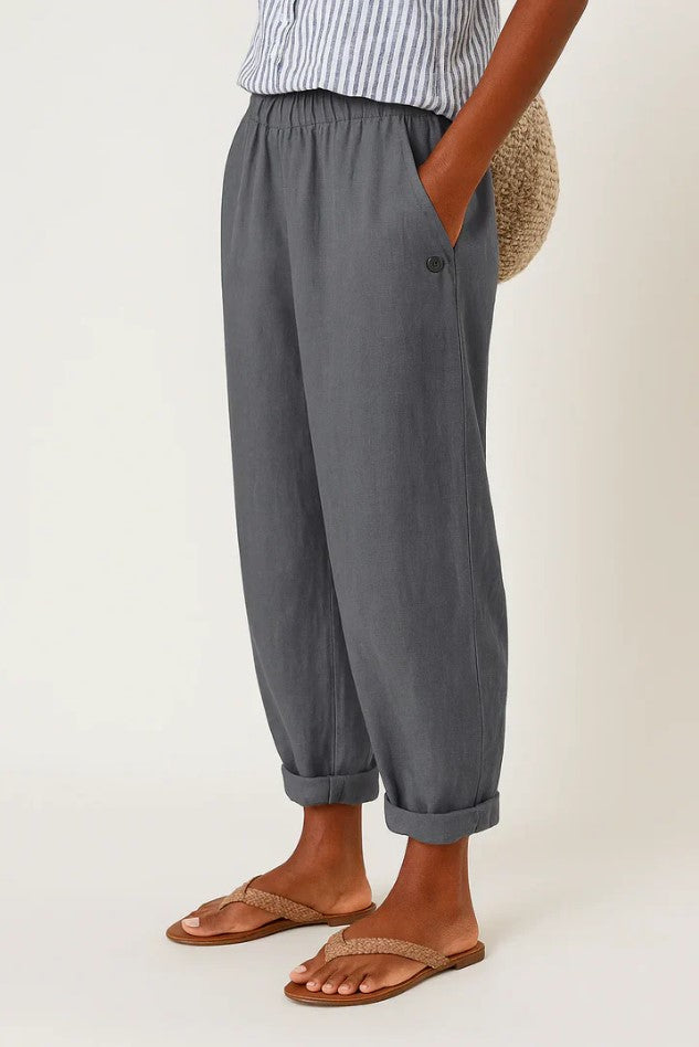 Margaret | Wijde Zomerbroek met Elastische Tailleband
