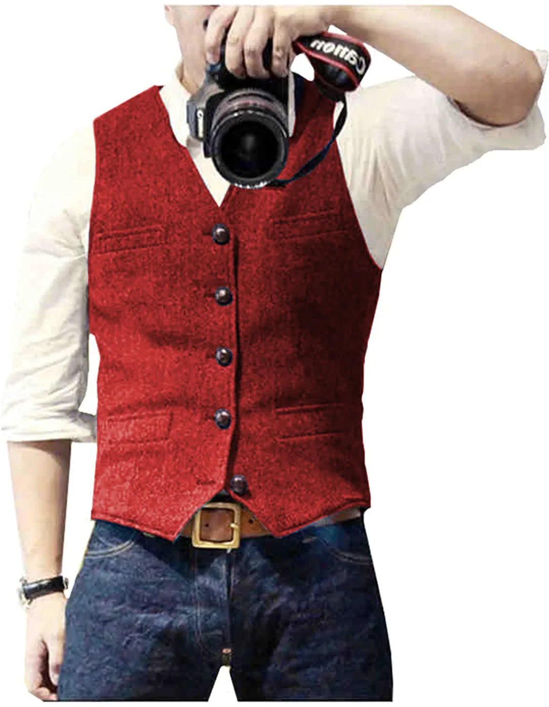 Floris | Klassiek Visgraat Gilet
