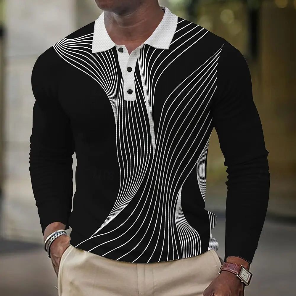 Beeckhoven  | Stijlvol Poloshirt Met Lange Mouwen