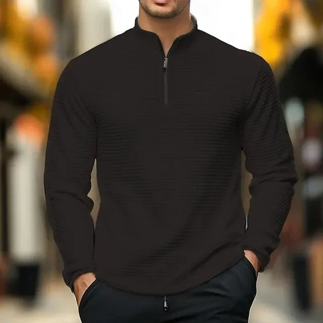 Lars | Relaxte Katoenen Herensweater