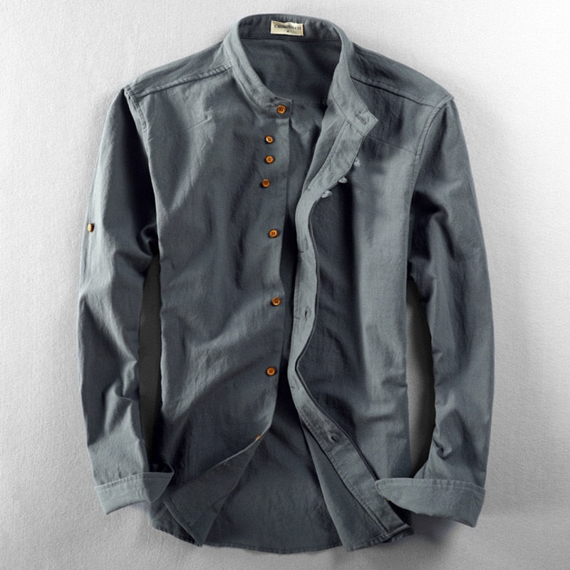 Lars | Japans Stijl Casual Overhemd