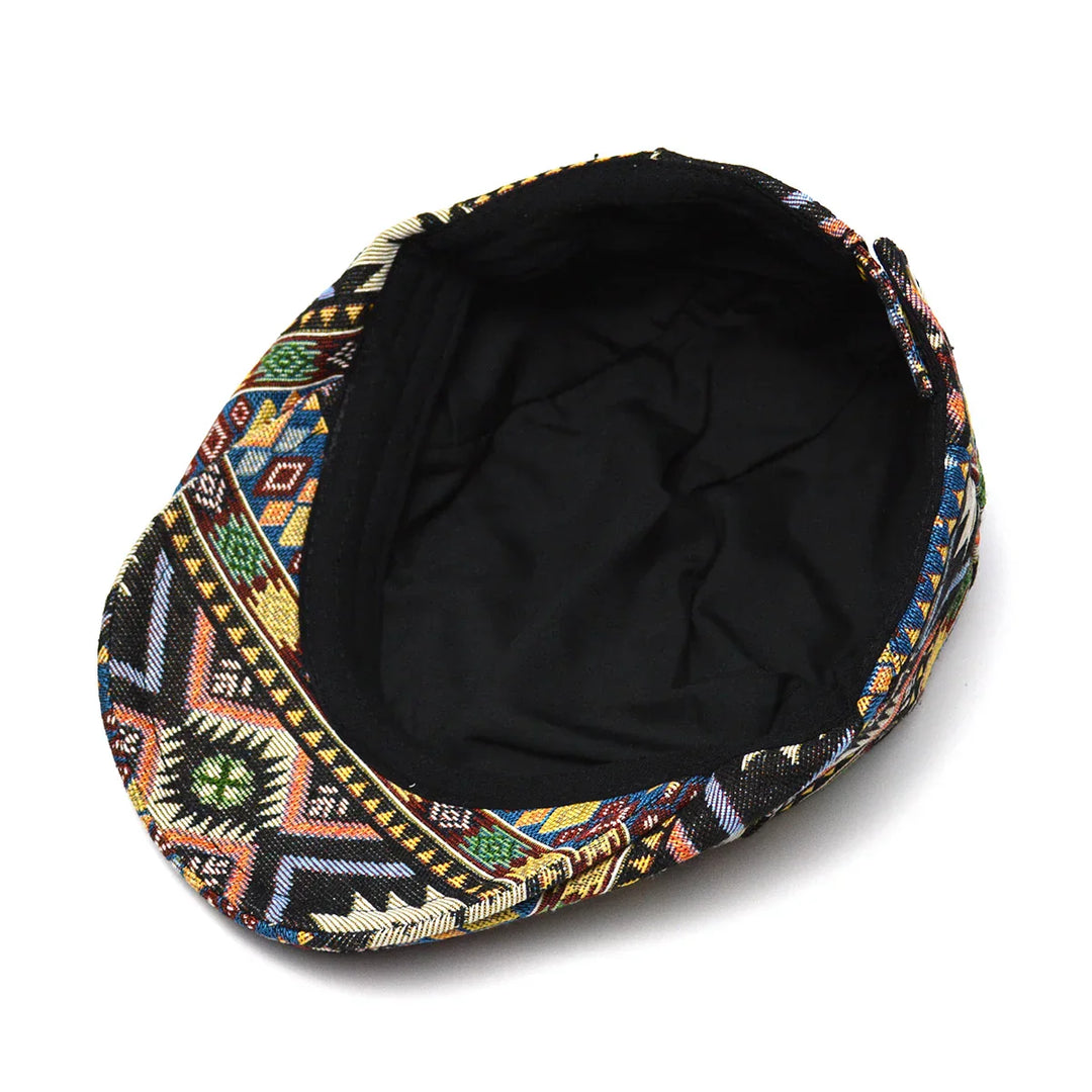 Daan | Retro Flatcap met Kleuraccent