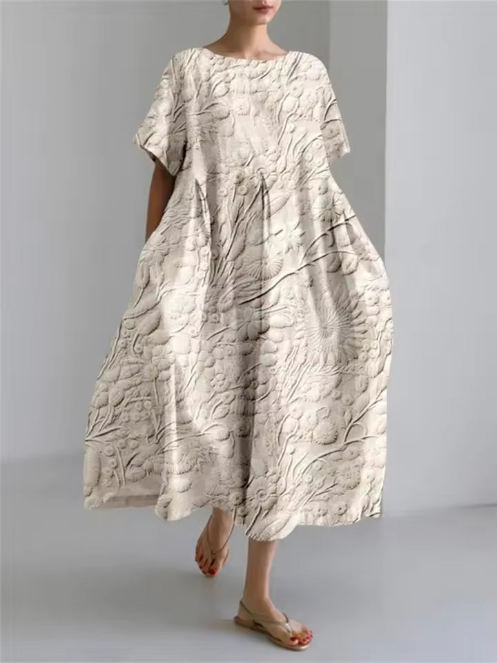Marieke | Luchtige midi-jurk met bloemenprint