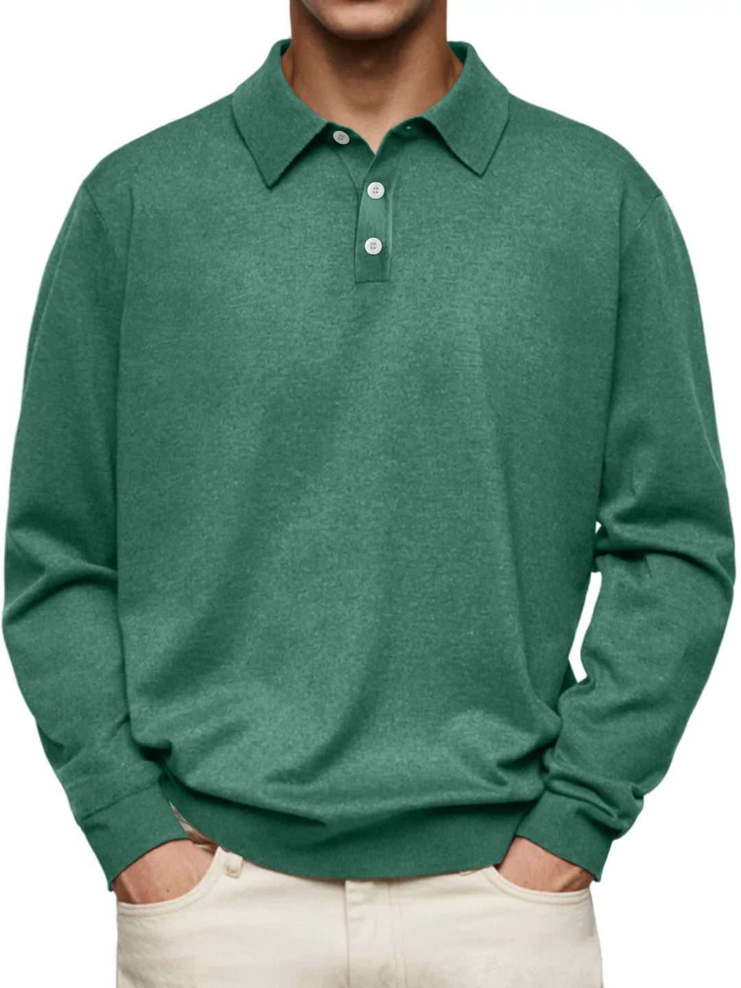 Thomas | Klassiek Poloshirt Lange Mouw