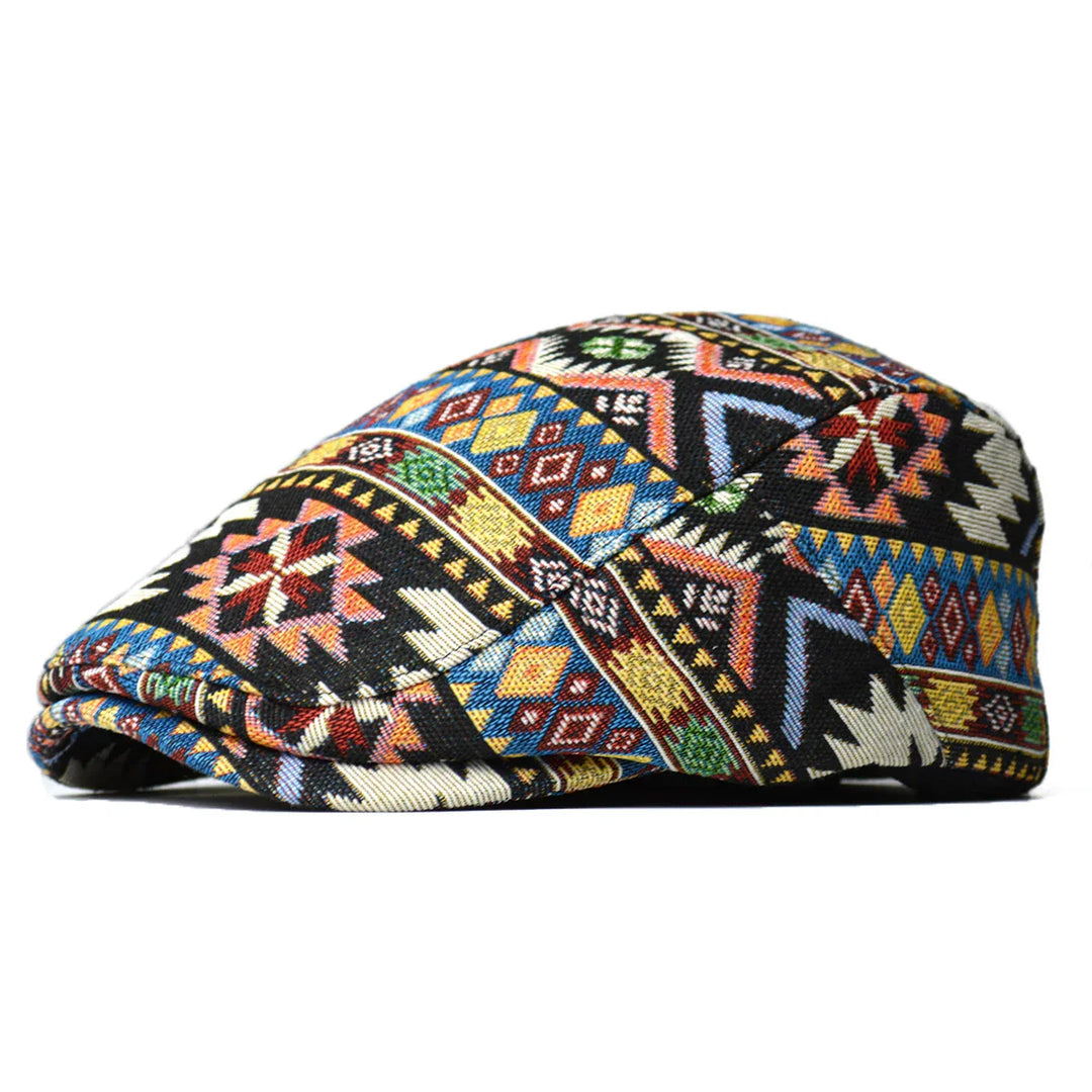 Daan | Retro Flatcap met Kleuraccent