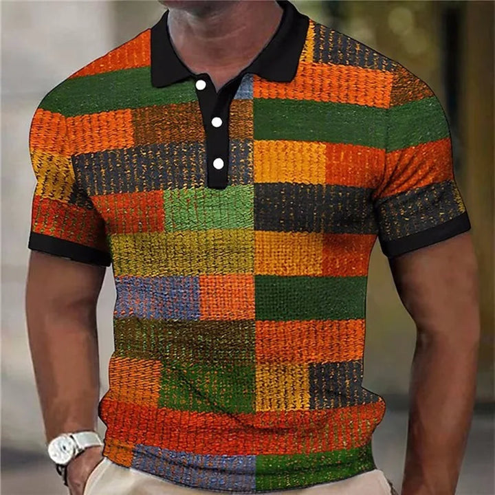 Colton | Kleurrijke Geruite Polo