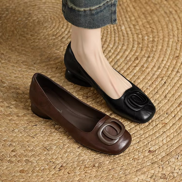 Anetta | Elegante Leren Ballerina's