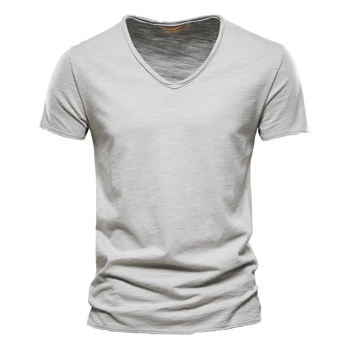 Mark | Comfortabel V-hals T-shirt met Casual Pasvorm