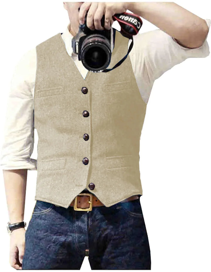 Floris | Klassiek Visgraat Gilet