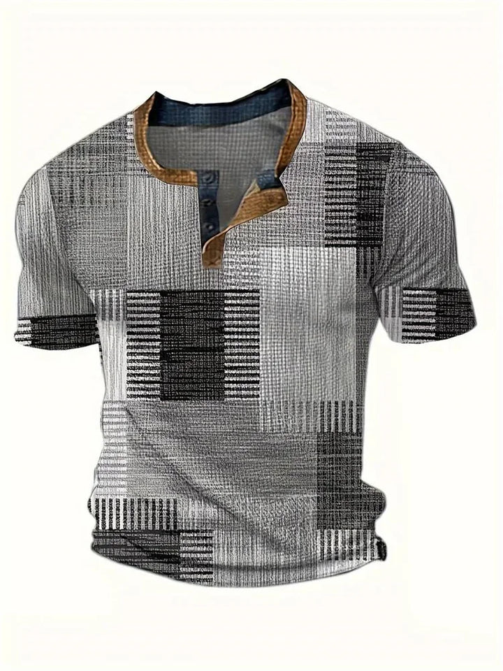 Beeckhoven  | Kleurrijk Heren Shirt Met Korte Mouwen
