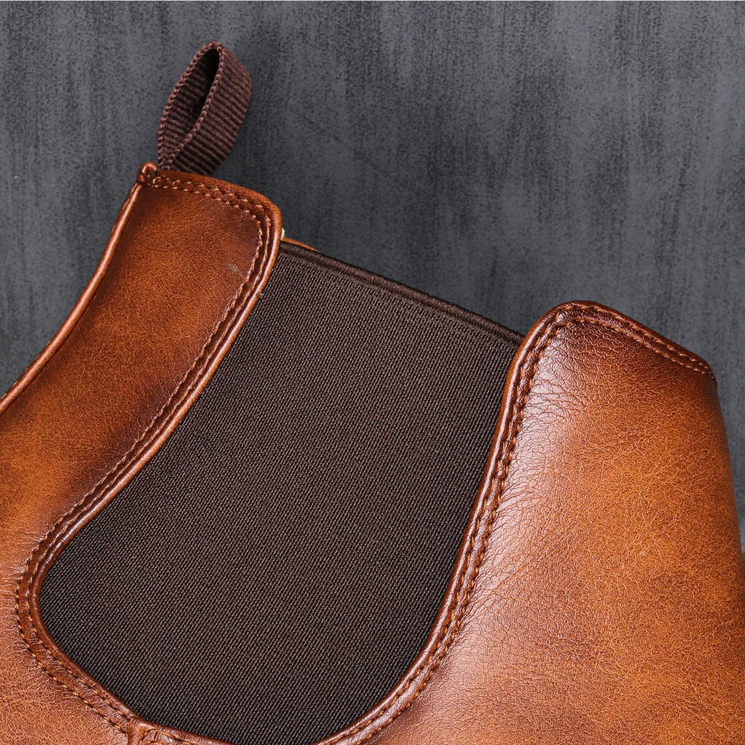 Thomas | Leren Chelsea-Boots Heren