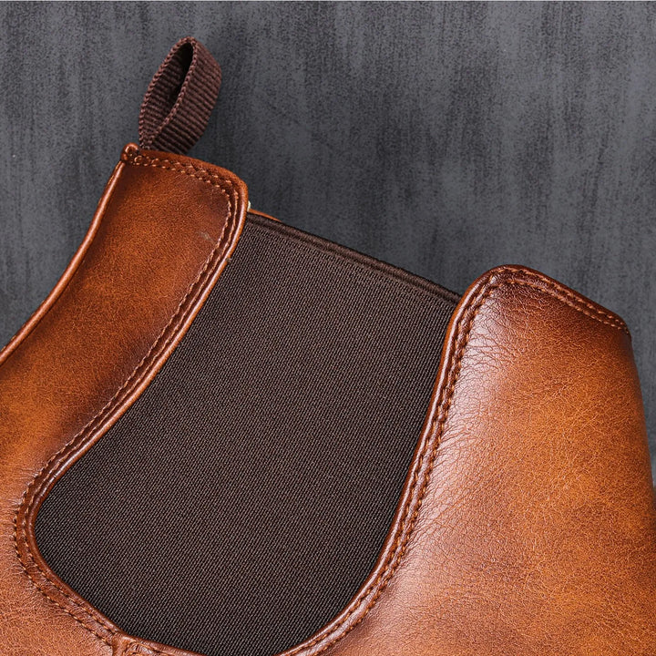 Thomas | Leren Chelsea-Boots Heren