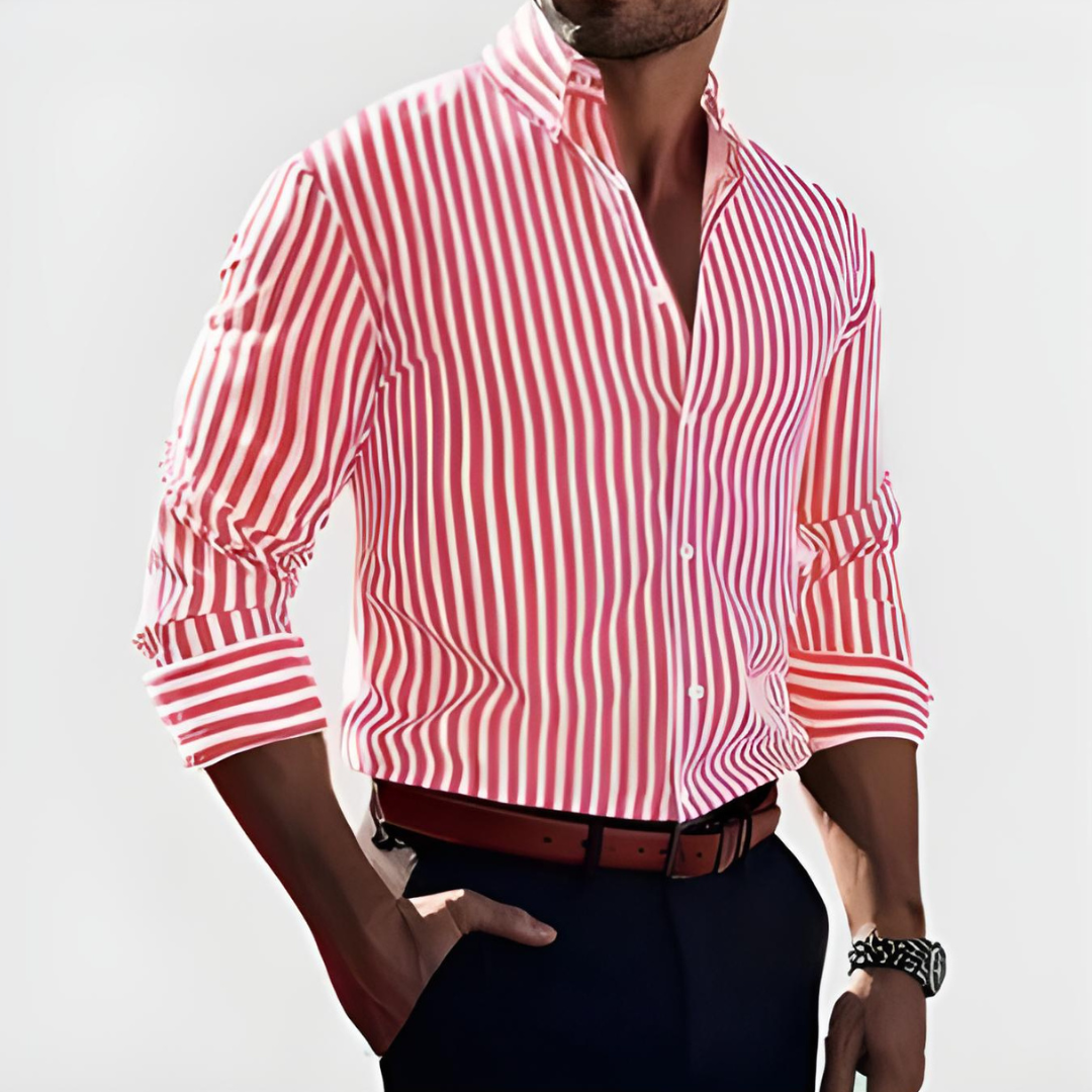 Thomas | Slim-Fit Gestreept Overhemd