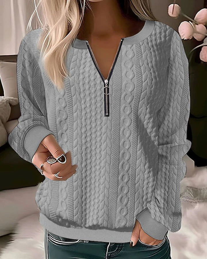 Sophie | Luxe Gebreide Ritstrui