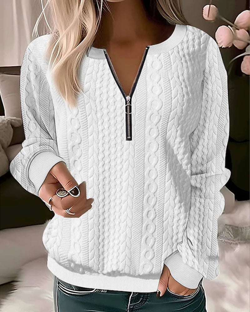Sophie | Luxe Gebreide Ritstrui