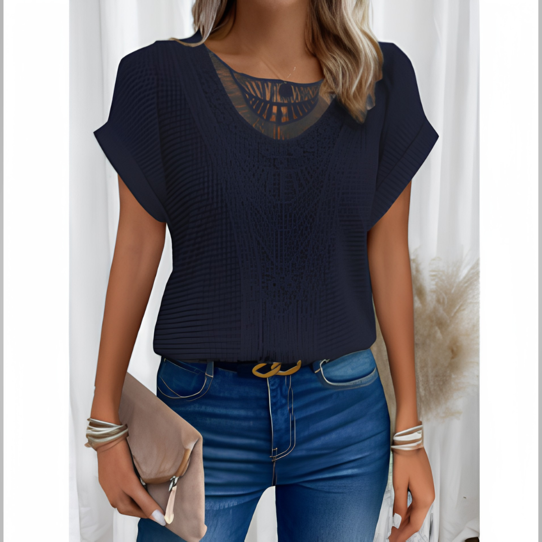 Isabelle | Elegante Kanten Zomerblouse
