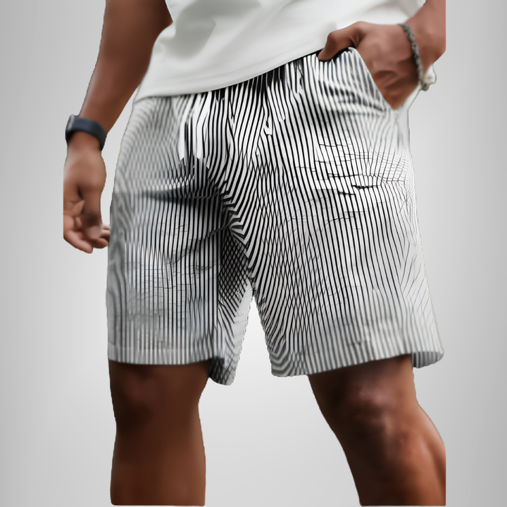 Tobias | Gestreepte Casual Short