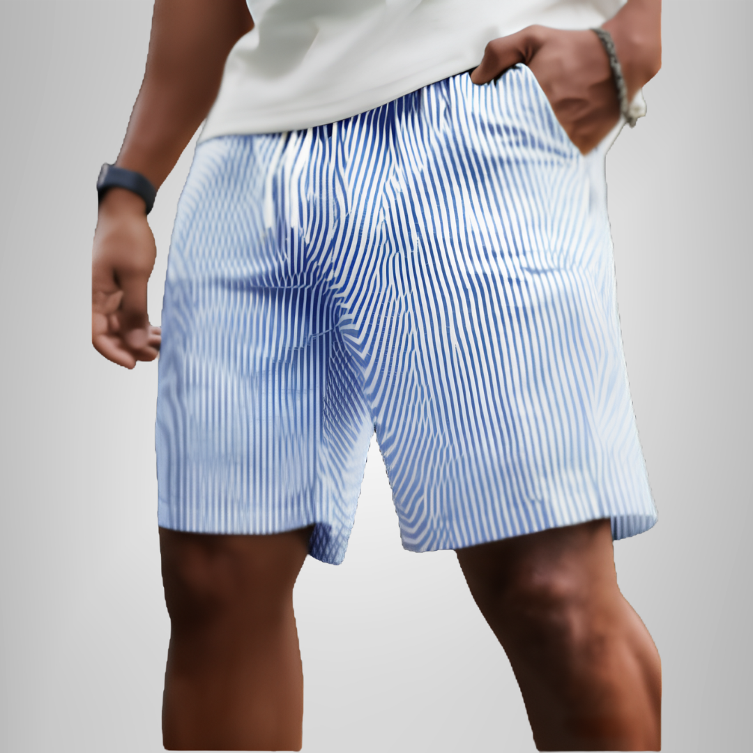 Tobias | Gestreepte Casual Short