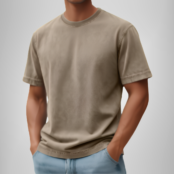 Douwe | Comfortabel T-shirt met Ronde Hals