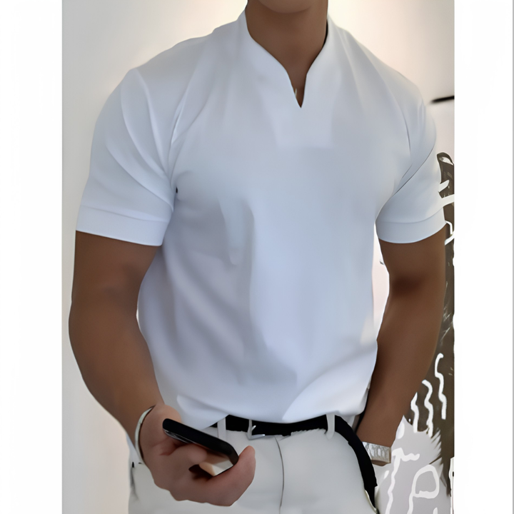 Warrick | Casual Comfortshirt met V-Hals