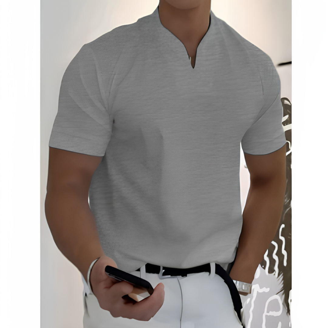 Warrick | Casual Comfortshirt met V-Hals