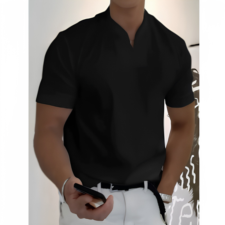 Warrick | Casual Comfortshirt met V-Hals