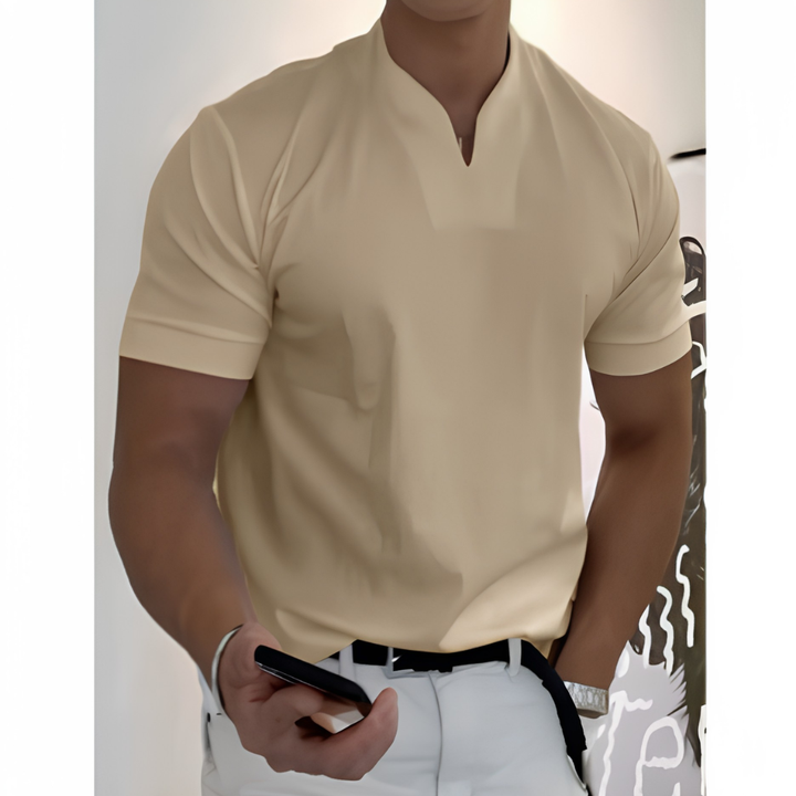Warrick | Casual Comfortshirt met V-Hals