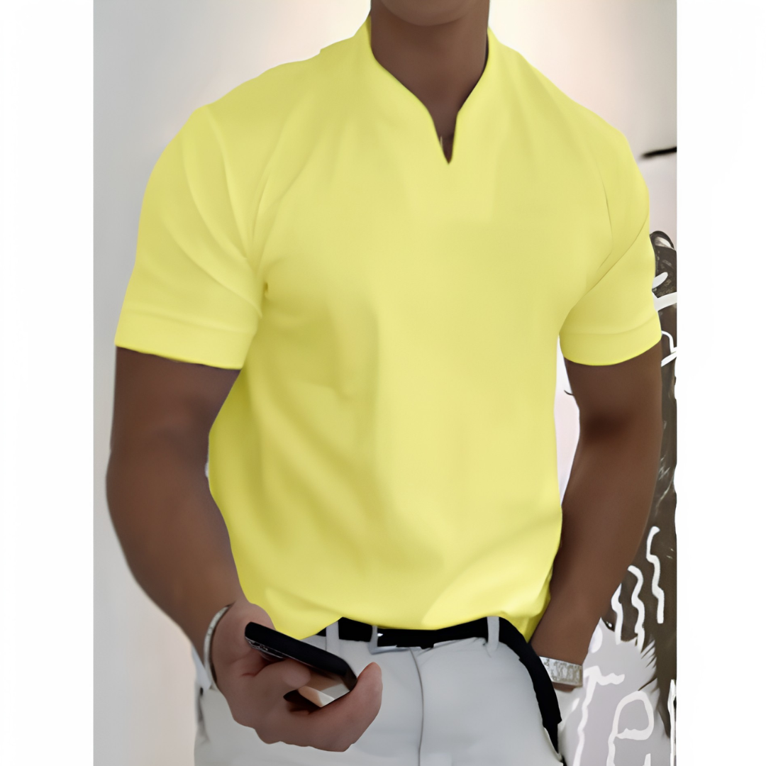Warrick | Casual Comfortshirt met V-Hals