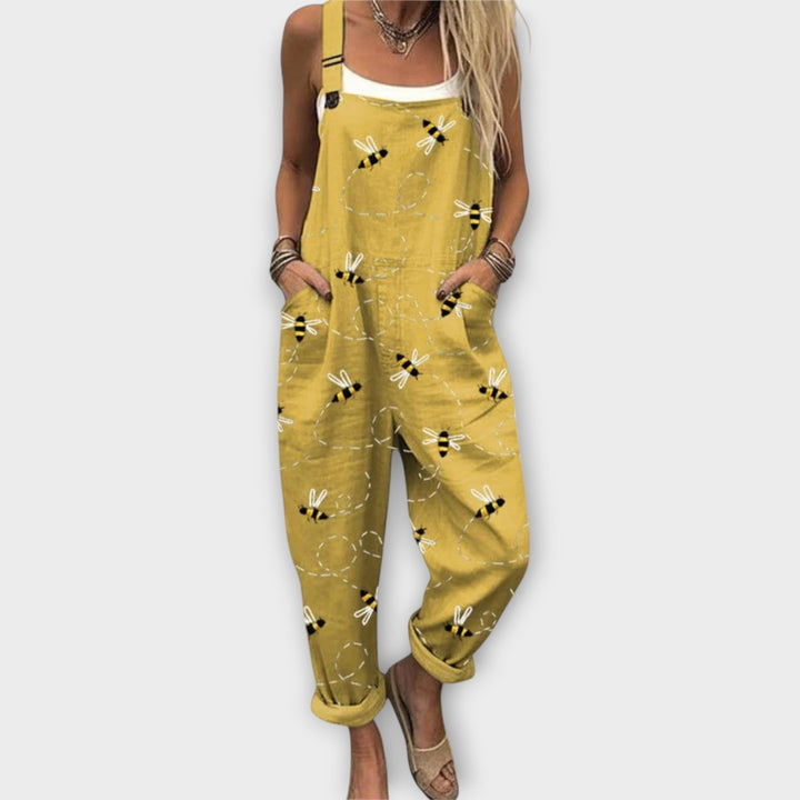 Lowenna | Losvallend Jumpsuit met Bloemmotief