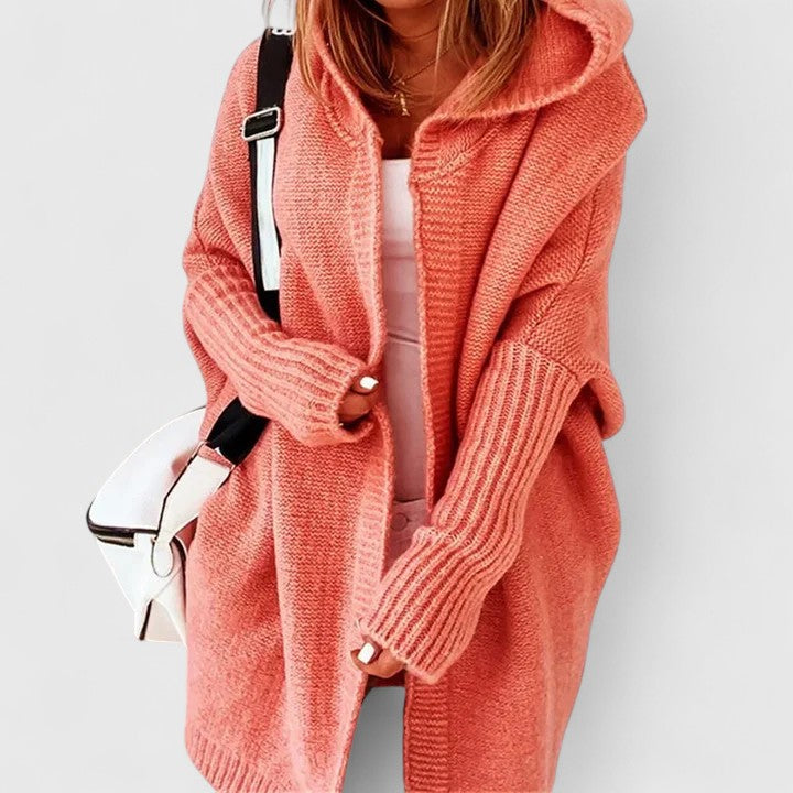 Lieselotte | Oversized Vest met Ruime Capuchon