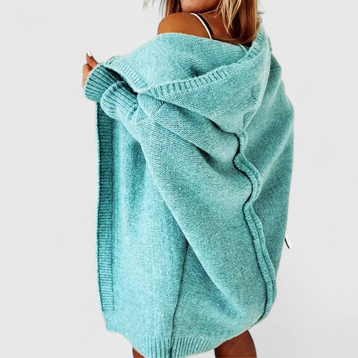 Lieselotte | Oversized Vest met Ruime Capuchon