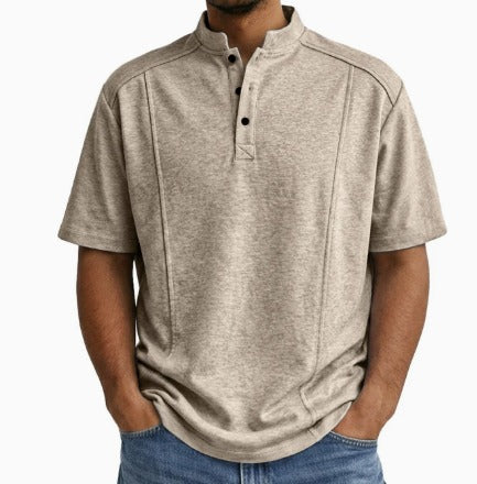 Stijn | Tijdloze Polo met Knoopsluiting